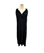 Ann Taylor LOFT Dress Size 12 Black Sleeveless Stretch Empire Waist Side... - £11.23 GBP