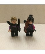 Official Lego Marvel Hawkeye &amp; Kate Bishop Minifigures - $417.75 MXN