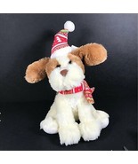 Chrismas dog stuffed animal motion sound lights plays revised shout song - £34.92 GBP