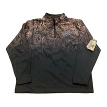 Mossy Oak Colosseum Notre Dame Fighting Irish Camouflage 1/4 Zip Pullover L NWT - £19.61 GBP