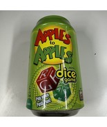 2011 Mattel Apples To Apples Dice Game In A Can Complete Game Travel Rea... - $9.28
