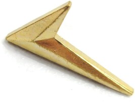 Quality Check Mark Fashion Vintage Lapel Pin Gold Tone - £11.09 GBP