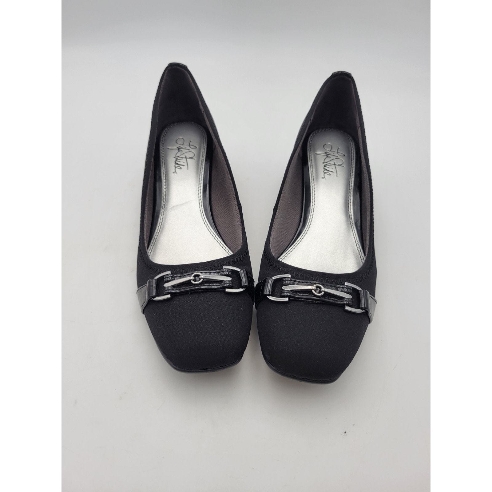 Life Stride Gazette Women's Black Wedge Heels Size 8M Item image 2