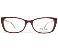 Tura Lara Spencer Eyeglasses Frames LS122 BUR Burgundy Red Beige 53-16-140 - £37.01 GBP