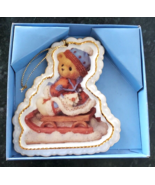 Cherished Teddies Porcelain Hanging Ornament  1998 Friends Are Always Pu... - $19.00 CAD