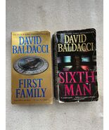 King and Maxwell series, First Family, The Sixth Man,  David Baldacci. (... - $8.91