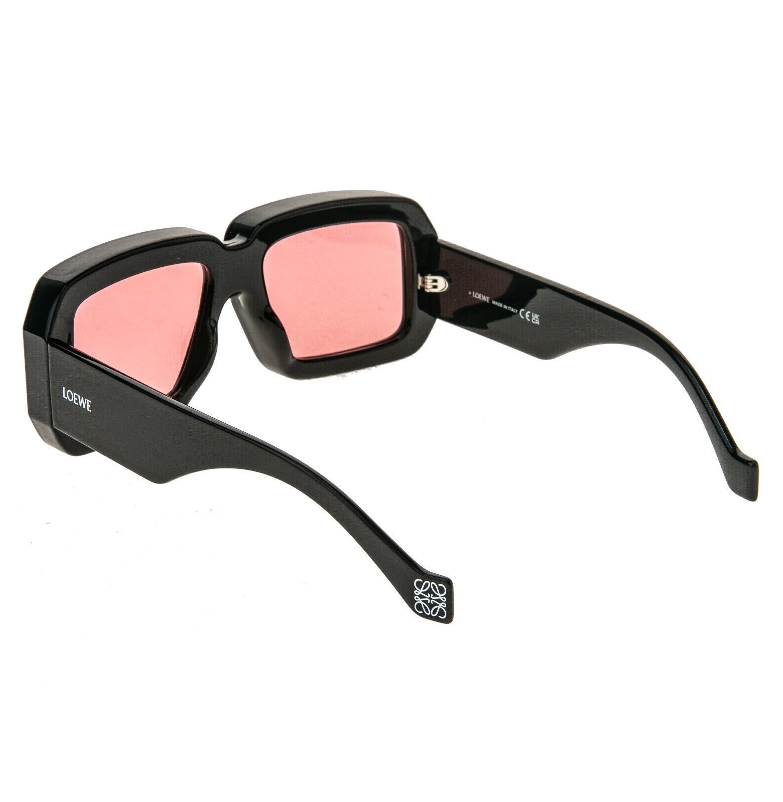 【関税&送料込】Loewe Paulas Ibiza Chunky Frame Sunglasses LOEWE x Paula's Ibiza LW40064U 01Y Sunglasses | Limited