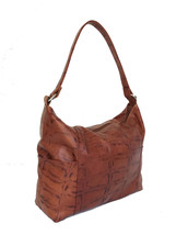 Brown Leather Bag, Fashion Purse, Everyday Shoulder Handbag, Kenia - £90.43 GBP