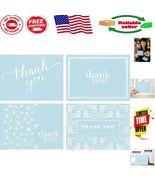 Beautiful Bulk Thank You Cards in Pastel Blue - 100 Pack, Perfect for We... - $420.73 MXN