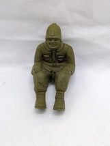 Vintage 1960s Seated Army Driver Toy Soldier 1 1/4&quot; - $14.84