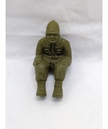 Vintage 1960s Seated Army Driver Toy Soldier 1 1/4&quot; - $273.70 MXN