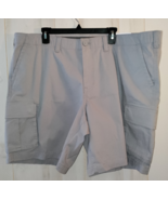NWT MENS SONOMA Flexwear ALLOY GRAY COMFORT WAIST CARGO SHORT  SIZE 48 - $734.09 MXN