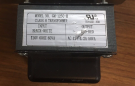 ETR12 120V 60hz 60VA AC 12V AC 4.2A 50VA CLASS H Magnetic Transformer - $48.51
