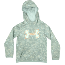 Under Armour Hoodie Sweatshirt Boys Girls Youth XS YXS Camo Beige Paint ... - $12.16