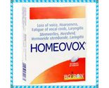 5 PACK  BOIRON HOMEOVOX 60tabs LOSS of VOICE Vocal Cord Strain - $54.78