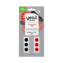 Yes To Tomatoes Detoxifying Charcoal Zit Zapping Dots, Red, 24 Count (1025182) - £6.20 GBP