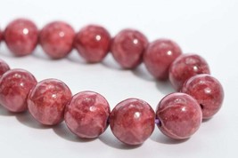 100% Natural Red Turquoise Beads Round  beads 10 mm 16&quot; 01 stand - £59.05 GBP