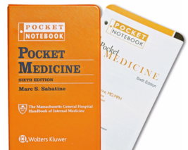 Pocket Notebook Pocket Medicine Marc S. Sabatine Ring Bound Sixth Edition NEW - £26.83 GBP