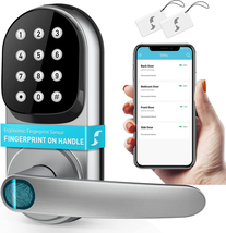 Smart Lock, Sifely Keyless Entry Door Lock, Smart Door Lock, Door Lock with Keyp - $191.63