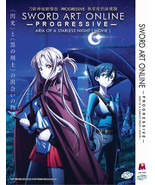 ANIME DVD SWORD ART ONLINE THE MOVIE: PROGRESSIVE REGION ALL ENG SUB + F... - $521.01 MXN