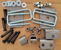Axle suspension kit. Hanger kit for single axle trailer and 2&quot; square u-... - $67.60