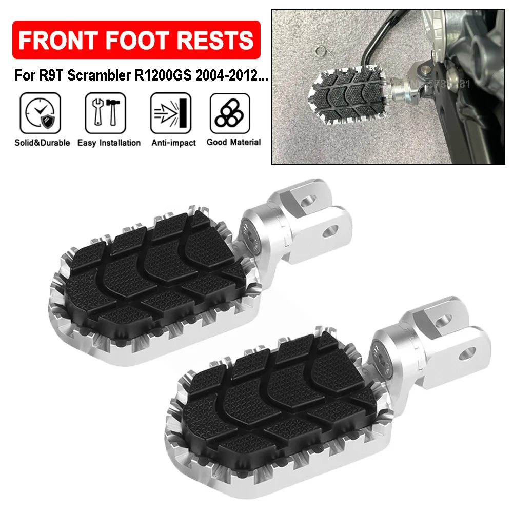 Motorcycle Footrest Footpeg Foot Pegs For BMW R1200GS OC 2004-2012 R nine T - $72.01+