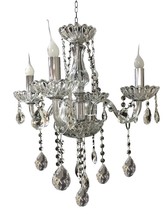 Royal Designs CH-1001CC-4 Modern Crystal Chandelier Ceiling Light Fixture, Chrom - £134.78 GBP+