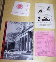 1947 Monmouth College Ephemera Photo Bulletin Play Bill Illinois Local Media Vtg - £32.07 GBP