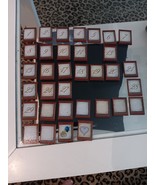 THOMAS KINKADE SIMPLER TIMES PERPETUAL CALENDAR LOT OF 34 TILES ONLY $1 ... - $30.29