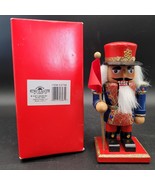 Vintage Kurt Adler Christmas Nutcracker Soldier Holding Flag w/Original Box - $27.06 CAD