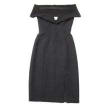 NWT BCBG MaxAzria Marquise in Black Off Shoulder Sheath Dress 6 $298 - £48.34 GBP