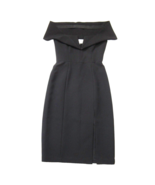 NWT BCBG MaxAzria Marquise in Black Off Shoulder Sheath Dress 6 $298 - £48.26 GBP