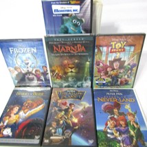 Disney Pixar DVD Kids Movie Lot of 7 Toy Story 3 Beauty an the Beast Peter Pan - £16.12 GBP