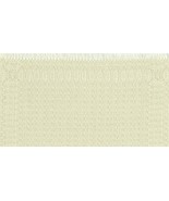 Artisan Handwoven Mini Rug/Table Mat 10.5&quot; x 11&quot; Natural #26, Bombyx Silk - $95.00
