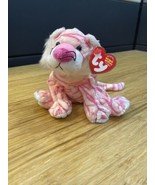 Ty Beanie Babies Mystique the Pink Tiger Plush 2003 KG JD - £11.89 GBP