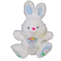 VTG Tb Trading Co White 23” Easter Rabbit Bunny Plush Embroidered Feet S... - £42.62 GBP