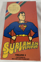 1989 UAV Cartoon Classics Collection Superman Volume 4 VHS Vintage RARE - £7.79 GBP