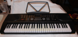 Hamzer Model H209-BK 61 Key Portable Electronic Piano Keyboard With &quot;X&quot; Stand - £39.09 GBP