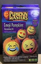 (1) Pumpkin Masters Emoji Pumpkins Decorating Kit Halloween Decor Kids Craft NEW - £4.00 GBP