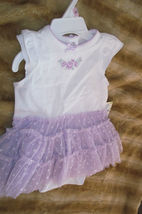 Little Me BabyTutu Dress 9 Monthes Ballet Polka Dots Tulle One Piece Bot... - $11.99