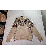 Vintage Polo by Ralph Lauren Sweater Mens XL Multi Fair Isle Linen Silk ... - $137.98