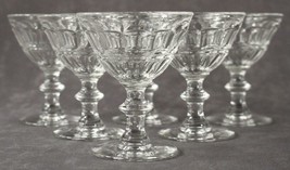 Vintage Crystal Barware Double Colonial Panel Center Band Liquor Cordial... - $24.65