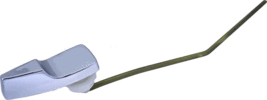 Mansfield Tank Lever...No Holes in Arm Chrome Plated - $228.15 MXN