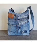 Hobo Jeans bag Jack&amp;Jones recycled jeans, M/L size Hobo Denim crossbody ... - $72.00
