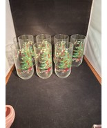 Christmas Glassware 12 oz. Tumbler/Highball Glasses Set of 7 - $29.70
