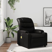  Massage Recliner Chair Black Faux leather, metal, plywood Single - $9,436.90 MXN