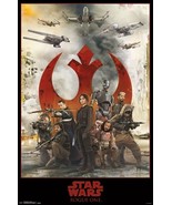 STAR WARS ROGUE ONE ASSEMBLE POSTER NEW 22X34 - $20.31 CAD