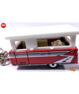  RARE CUSTOM KEYCHAIN POP UP CAMPER TRAVEL TRAILER CARAVAN ❤️GREAT GIF❤️ - $38.98