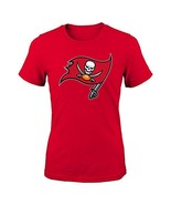 Team Apparel Girls Tampa Bay Buccaneers Logo Short Sleeve Tee, Red, XL 16 - $244.42 MXN