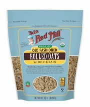 Bob&#39;s Red Mill Organic Old Fashioned Rolled Oats, 32-ounce (Pack of 1) - £13.99 GBP